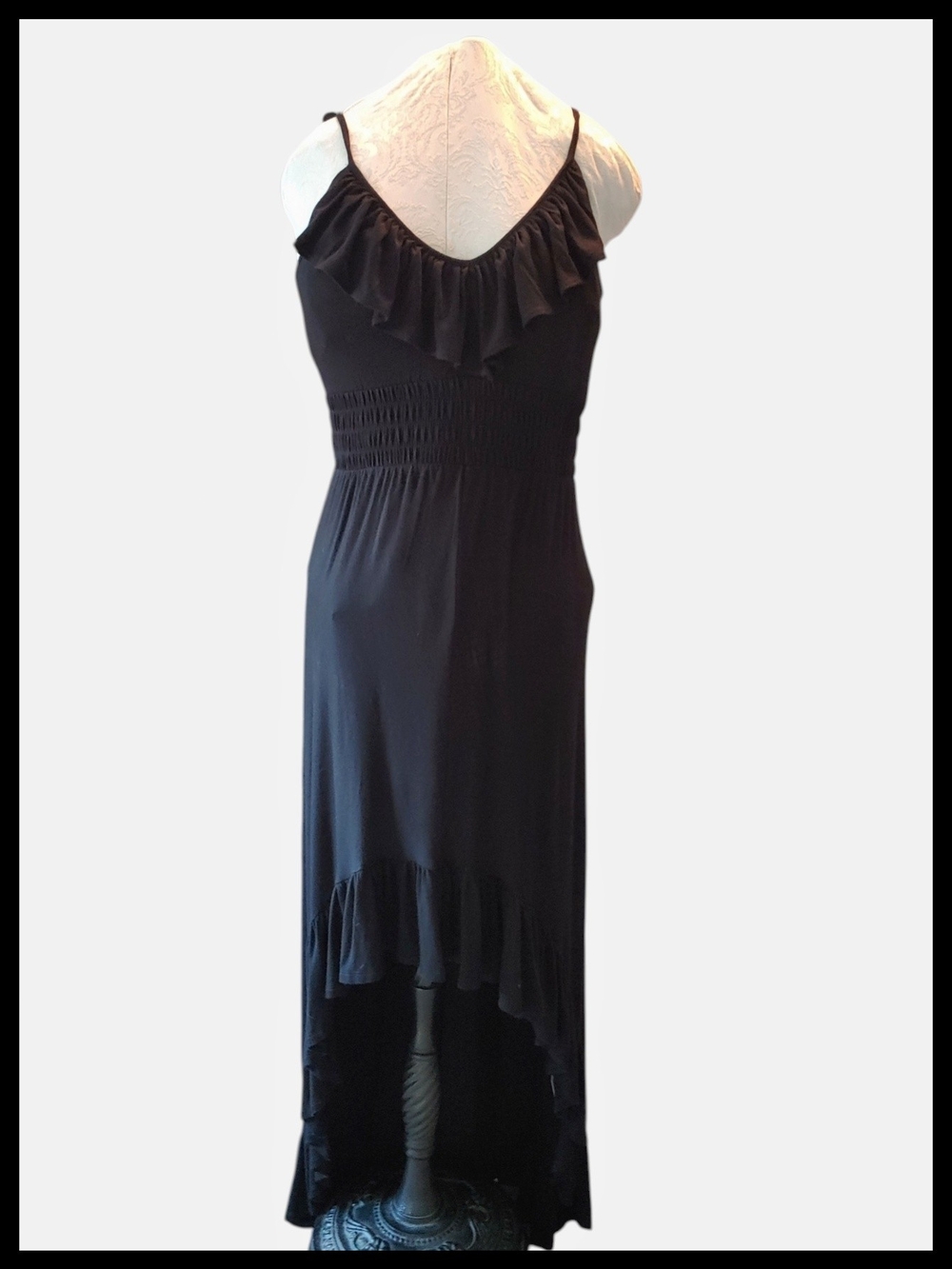 Express Ruffle High-Low Maxi Dress